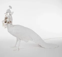 Enfants|Lampe*Seletti Lampe à poser, Peacock, , L100cm, H69cm - paon, blanc