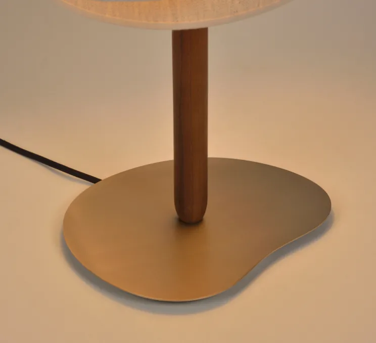 Lampe à poser, Pebble, écru, Ø38cm, H60cm - Market Set