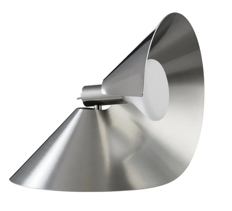 Lampe*Frandsen Lampe à poser, Peel, , L27,5cm, H27,9cm - acier inoxydable brossé