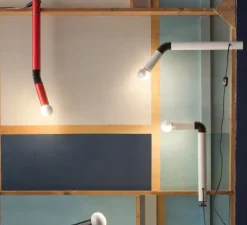 Lampe à poser, Periscopio, noir, L29,9cm, H67,9cm - Stilnovo