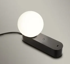 Lampe*LEDS C4 Lampe à poser, Perlina Table, , LED, dim, 3000K, 391 lm, Ø12cm, H22,8cm - noir