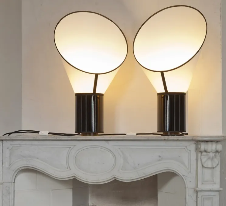 Lampe à poser, Petit Cargo, noir, blanc, H67cm - Designheure