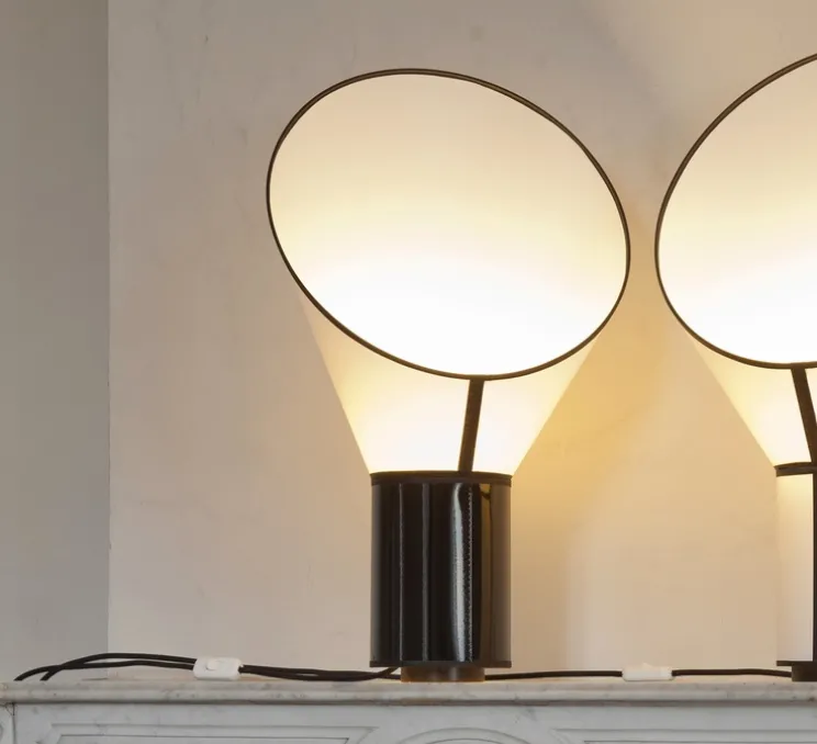 Lampe à poser, Petit Cargo, noir, blanc, H67cm - Designheure