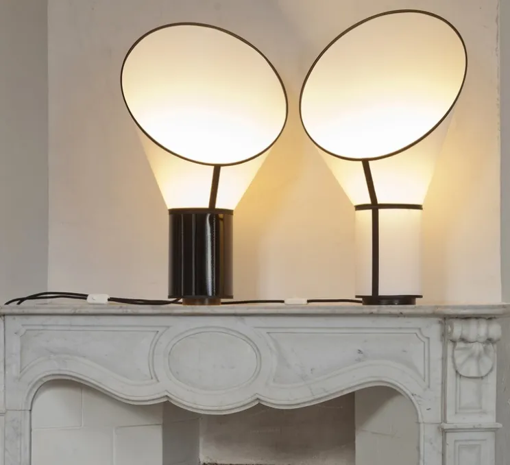 Lampe à poser, Petit Cargo, noir, blanc, H67cm - Designheure