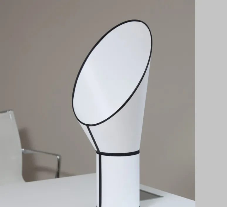 Lampe*DesignHeure Lampe à poser, Petit Cargo, , H67cm - blanc, noir