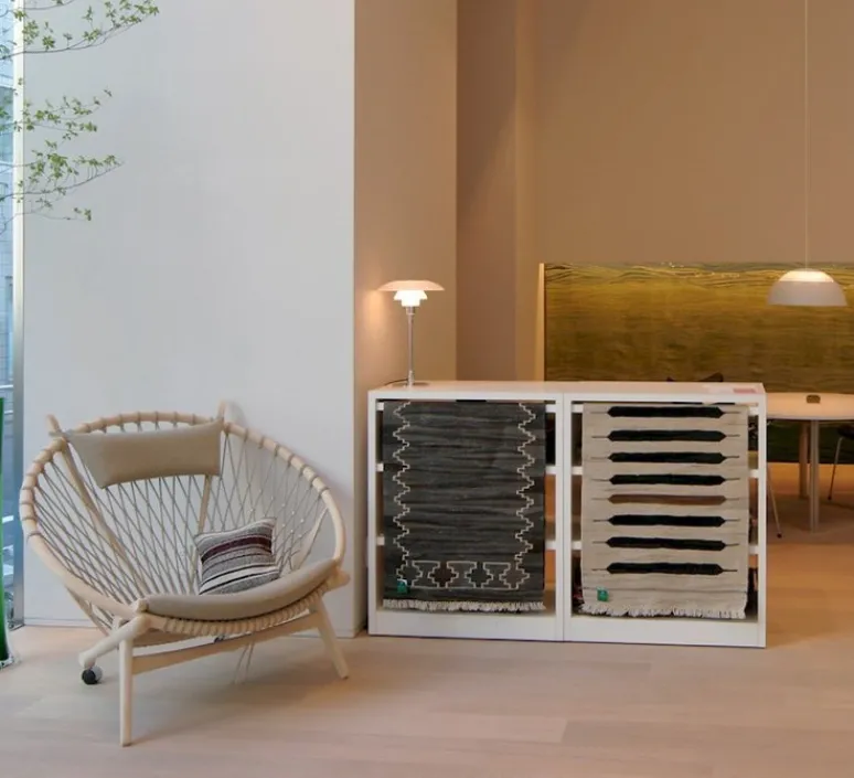 Lampe*Louis Poulsen Lampe à poser, PH 3/2, , Ø29cm, H47,2cm - chrome