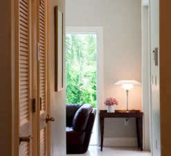 Lampe*Louis Poulsen Lampe à poser, PH 3/2, , Ø29cm, H47,2cm - chrome