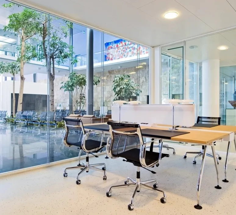 Lampe*Louis Poulsen Lampe à poser, PH 3/2, , Ø29cm, H47,2cm - chrome