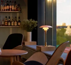 Lampe à poser, PH 3/2, laiton, Ø29cm, H47cm - Louis Poulsen