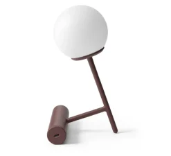 Lampe à poser, Phare, rouge brûlé, LED, 2700K, 100 lm, L13cm, H23cm - Audo Copenhagen