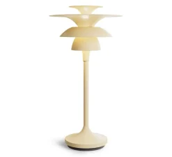 Lampe à poser, Picasso, miel, Ø18cm, H34,8cm - Belid