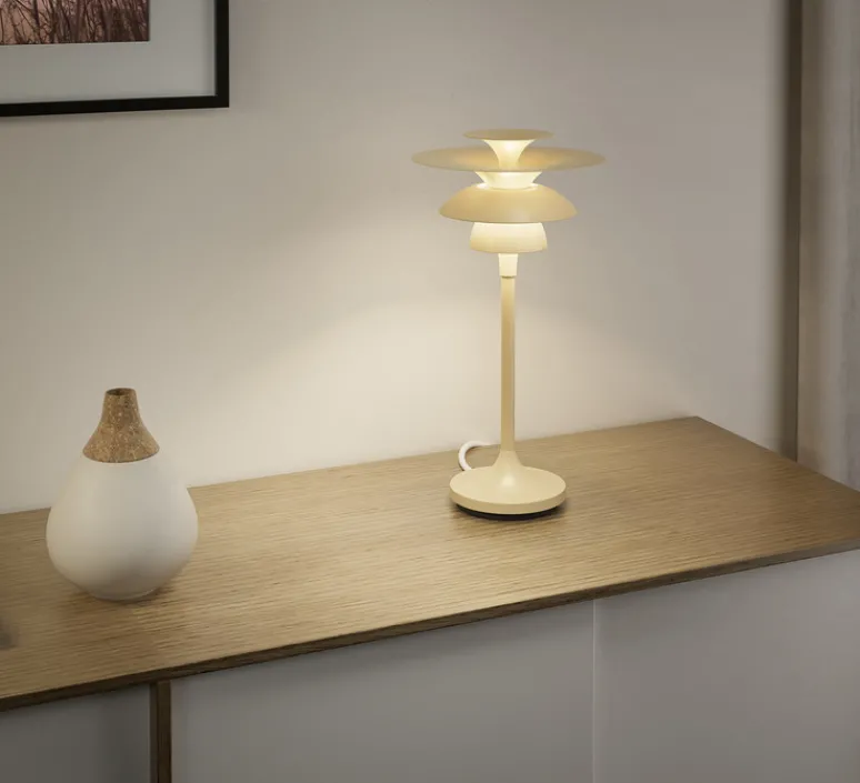 Lampe|Enfants*Belid Lampe à poser, Picasso, , Ø18cm, H34,8cm - nougat