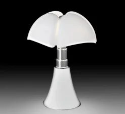 Lampe*Martinelli Luce Lampe à poser, PIPISTRELLO, variateur LED, , Ø55cm, H86cm - Martinelli blanc