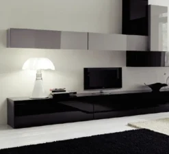 Lampe*Martinelli Luce Lampe à poser, PIPISTRELLO, variateur LED, , Ø55cm, H86cm - Martinelli blanc