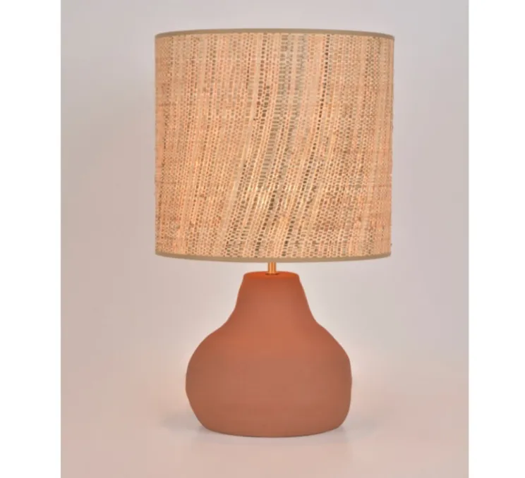 Lampe à poser, Portinatx M, Terracotta, Ø35cm, H58cm - Market Set