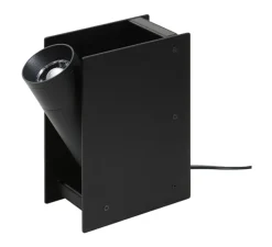 Lampe à poser, pour tableau, Plint, noir, LED, 2700K, 900lm, L18,7cm, H12,7cm - Ilti Luce