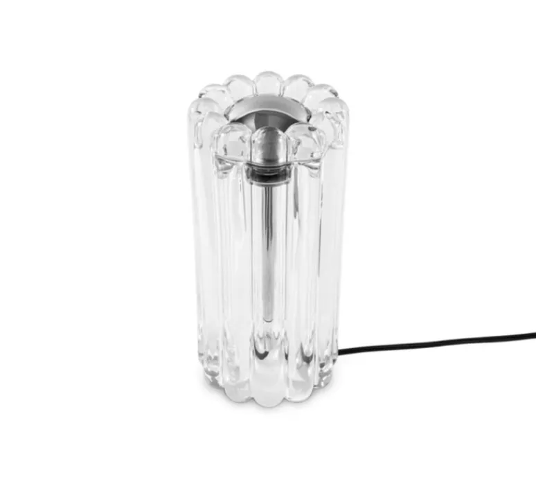 Lampe*Tom Dixon Lampe à poser, Press, , LED, dim, 2700K, 500 lm, Ø11,2cm, H23,5cm - transparent