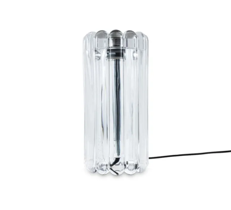 Lampe*Tom Dixon Lampe à poser, Press, , LED, dim, 2700K, 500 lm, Ø11,2cm, H23,5cm - transparent
