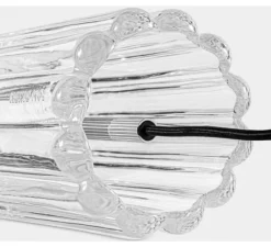 Lampe*Tom Dixon Lampe à poser, Press, , LED, dim, 2700K, 500 lm, Ø11,2cm, H23,5cm - transparent