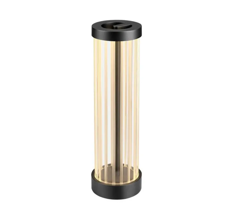 Lampe*SLV Lampe à poser, Quimera, , LED, dim, 2700-3000K, 120 lm, Ø8cm, H27,7cm - bronze foncé mat
