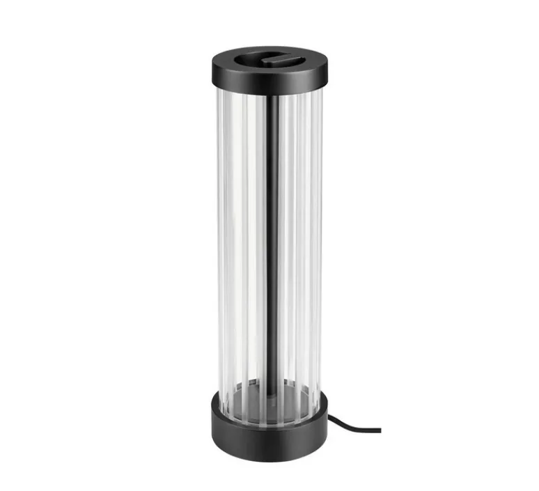 Lampe*SLV Lampe à poser, Quimera, , LED, dim, 2700-3000K, 120 lm, Ø8cm, H27,7cm - bronze foncé mat