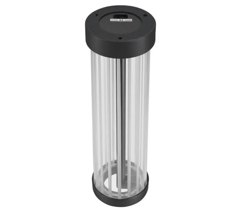 Lampe*SLV Lampe à poser, Quimera, , LED, dim, 2700-3000K, 120 lm, Ø8cm, H27,7cm - bronze foncé mat