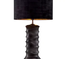 Lampe à poser, Rapho, bronze, abat-jour noir, L50cm, H79,5cm - Eichholtz