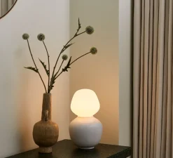 Lampe*Tala Lampe à poser, Reflection Enno, , Ø15cm, H26cm - blanc