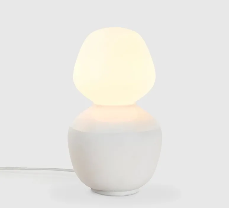 Lampe*Tala Lampe à poser, Reflection Enno, , Ø15cm, H26cm - blanc