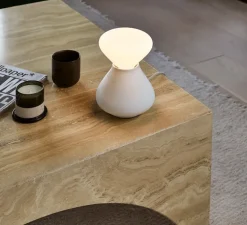 Lampe à poser, Reflection Noma, blanc, Ø16cm, H23cm - Tala