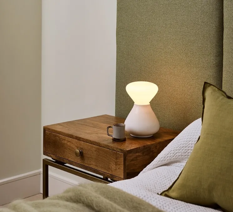 Lampe à poser, Reflection Noma, blanc, Ø16cm, H23cm - Tala