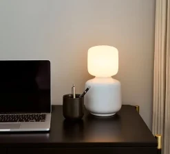 Lampe à poser, Reflection Oblo, blanc, Ø16cm, H28cm - Tala