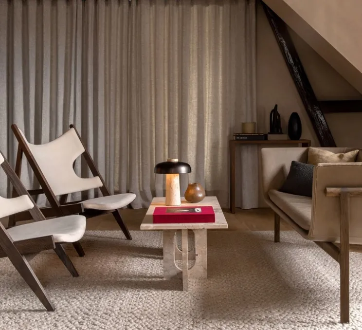 Lampe à poser, Reverse, bronze, H30cm, Ø24cm, dim-to-warm, 2200k-3000k, 560lm - Audo Copenhagen