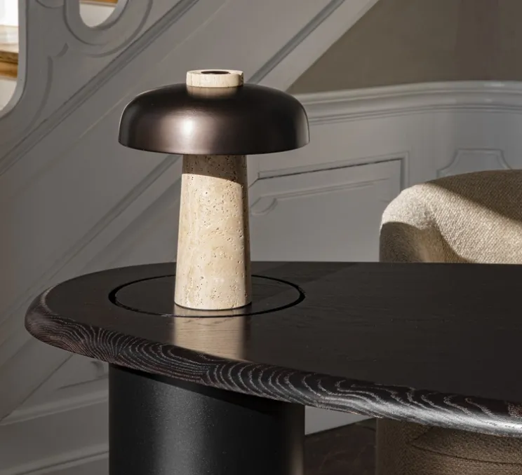 Lampe à poser, Reverse, bronze, H30cm, Ø24cm, dim-to-warm, 2200k-3000k, 560lm - Audo Copenhagen