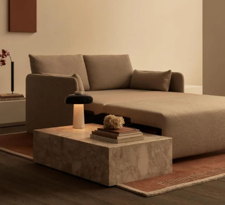 Lampe à poser, Reverse, marbre, noir, LED, dim, 2200-3000K, 560 lm, Ø24cm, H30cm - Audo Copenhagen