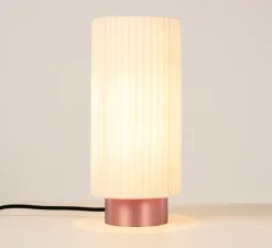 Lampe à poser, Ruban 10-28, cuivre satiné, Ø14cm, H32cm - CVL