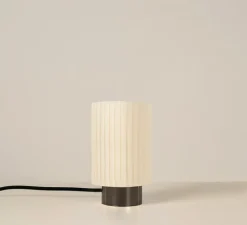 Lampe*CVL Lampe à poser, Ruban 07-14, , Ø10cm, H17cm - graphite poli