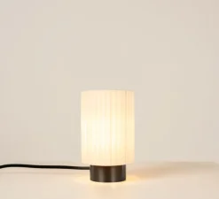 Lampe à poser, Ruban 07-14, graphite satiné, Ø10cm, H17cm - CVL