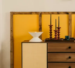 Lampe*Sarah Lavoine Lampe à poser, Sablier, , Ø28,5cm, H19cm - écru, fauve