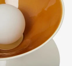 Lampe*Sarah Lavoine Lampe à poser, Sablier, , Ø28,5cm, H19cm - écru, fauve