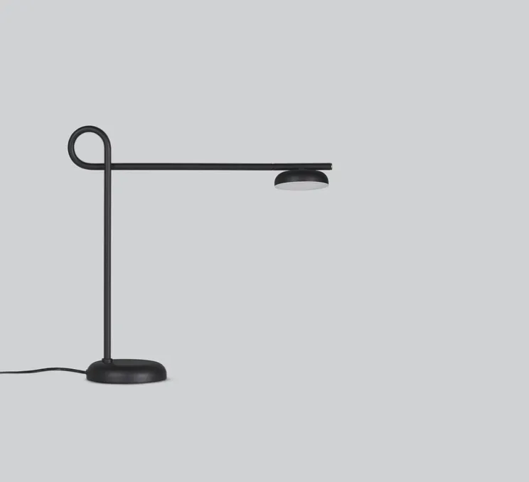 Lampe à poser, Salto, noir, LED, dim, 3000K, 550 lm, L47cm, H47cm - Northern