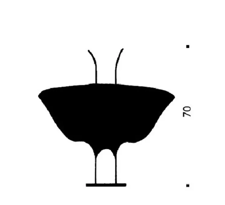 Lampe à poser, Samurai, blanc, LED, 2700k, 970lm, Ø70cm, H70cm - Ingo maurer