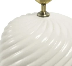 Lampe à poser, Savona, blanc, laiton, L58cm, H66cm - Eichholtz