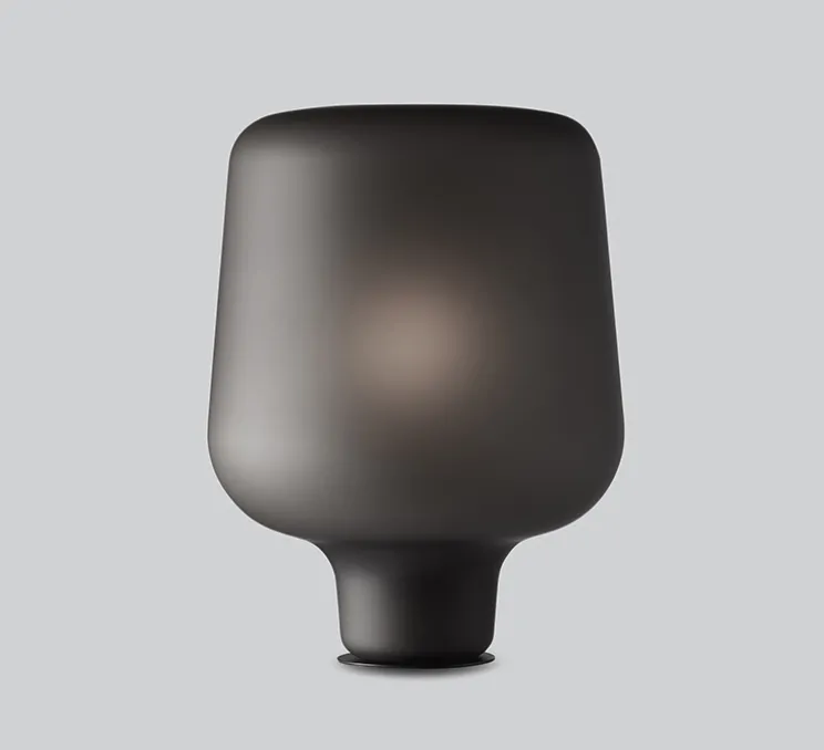 Lampe à poser, Say My Name, gris fumé matt, Ø28cm, H42cm - Northern