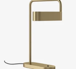 Lampe à poser, Scribe, Laiton antique mat, 8,5Lcm, H41cm - Bolia