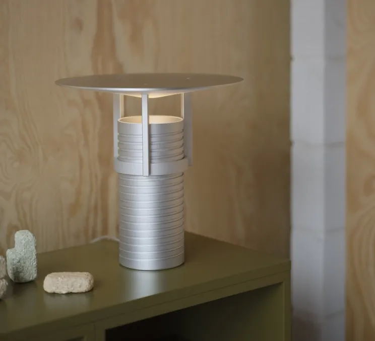 Lampe à poser, Set, aluminium, LED, dim, 2700K, 800 lm, Ø34cm, H38cm - Muuto