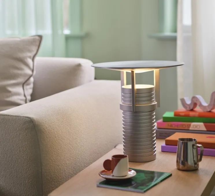 Lampe à poser, Set, aluminium, LED, dim, 2700K, 800 lm, Ø34cm, H38cm - Muuto