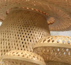 Lampe*Good&Mojo Lampe à poser, Set de 3 Palawan, , Ø40cm, H40cm - Naturel