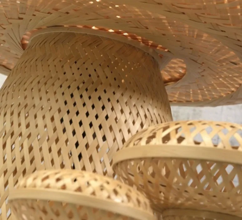 Lampe*Good&Mojo Lampe à poser, Set de 3 Palawan, , Ø40cm, H40cm - Naturel