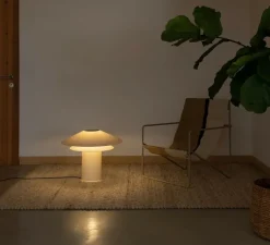 Lampe*Faro Lampe à poser, Shan, , Ø60cm, H48,5cm - beige